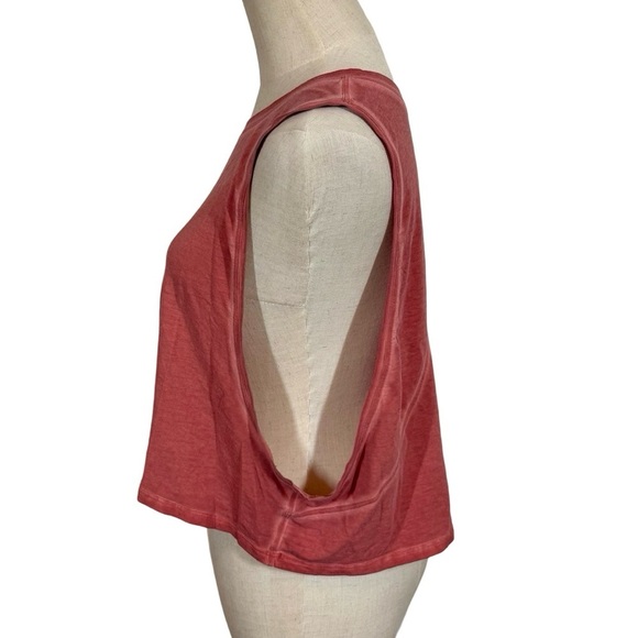 Lululemon Muscle Love Crop Tank *Fade in Washed Brick Rose W1BP9S - Picture 6 of 9